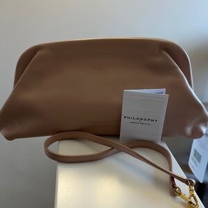 Philosophy Women's Brown Wristlet Clutch